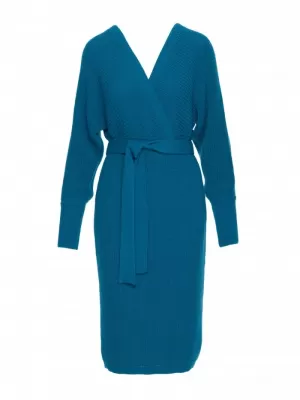 Rochie MOE M810 ALBASTRU OCEANIC