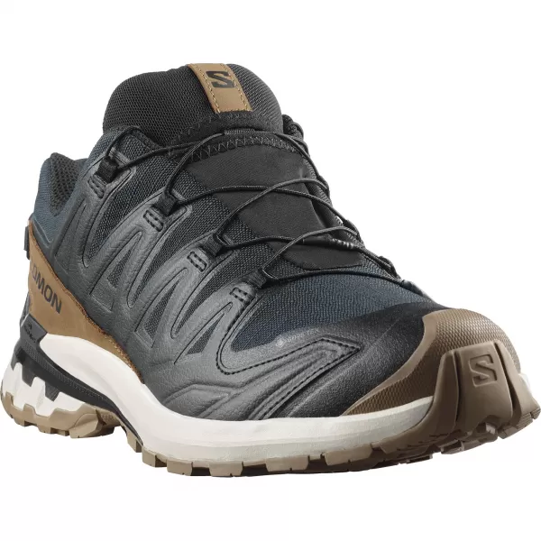 Pantofi pentru bărbați SALOMON XA PRO 3D V9 GTX LIFELONG M L47963800 NEGRU/COYOTE BROWN/GHEAȚĂ DE VANILIE 