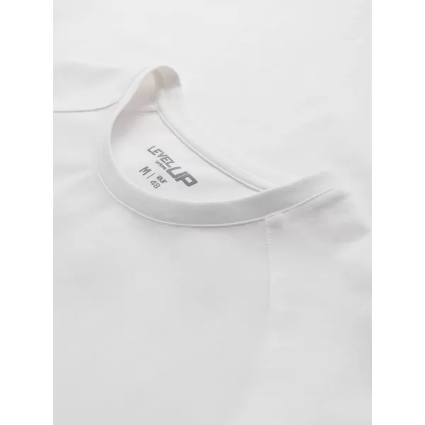 Tricou pentru bărbați OMBRE OM-TSCT-0240 APROAPE ALB 