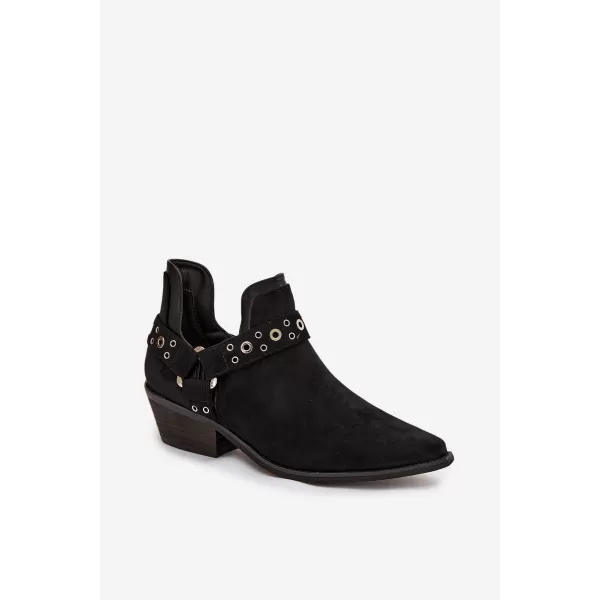  Pantofi de dama BOTO VANNESSAE 41391 NEGRU 