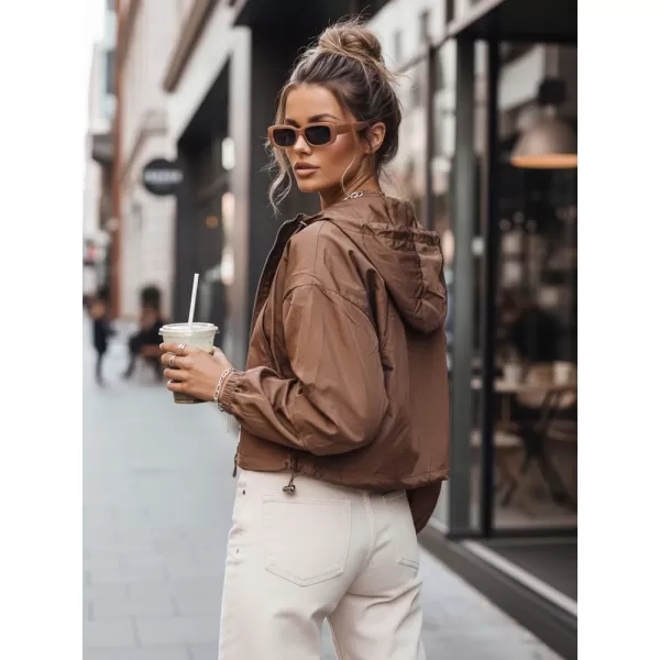  Geaca de dama DSTREET TY4234 CARAMEL 