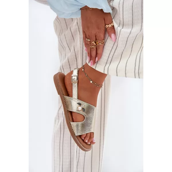  Sandale de dama VINCEZA 17378 AUR 