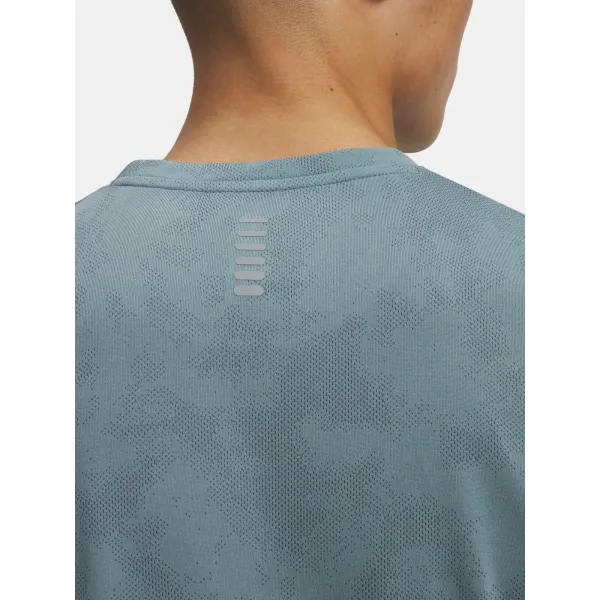  Tricou pentru bărbați UNDER ARMOUR UA LAUNCH CAMO SS 6006098-323 VERDE 
