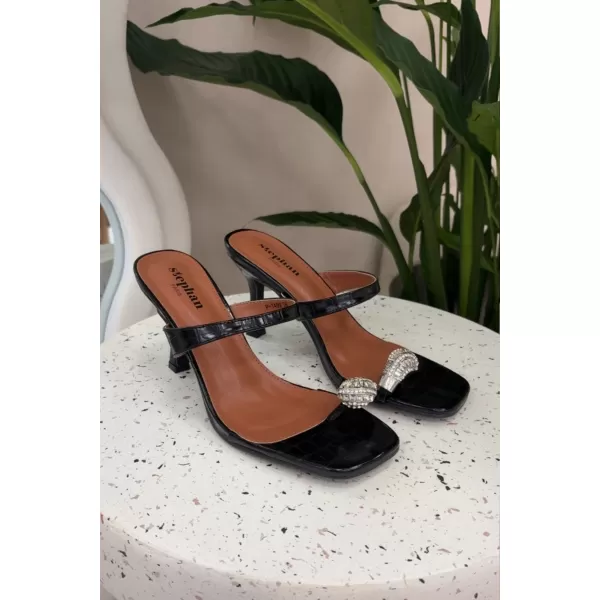  Pompe de damă cu toc BOTO LORISSA 41452 NEGRU 