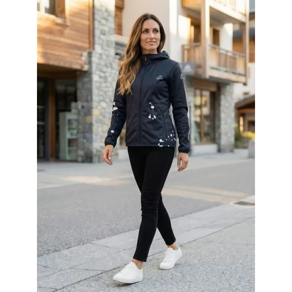  Jachetă softshell premium pentru femei ALTISPORT VOJ/ALW077JACK01 NEGRU 