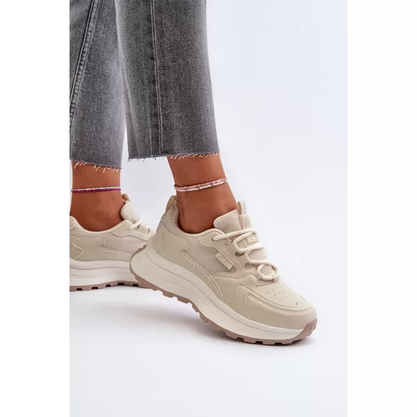  Adidasi de dama BIG STAR NN274A105 BEI Pantofi Big Star 