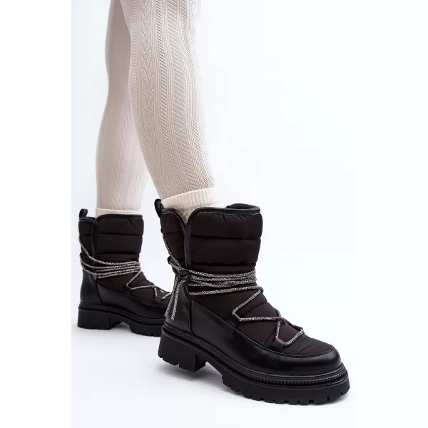  Pantofi de dama BOTO RILANA 29457 NEGRU 