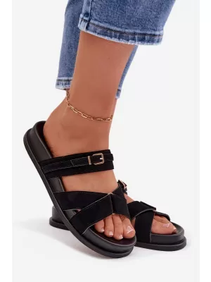 Papuci de damă BOTO SELORINA 41592 NEGRU