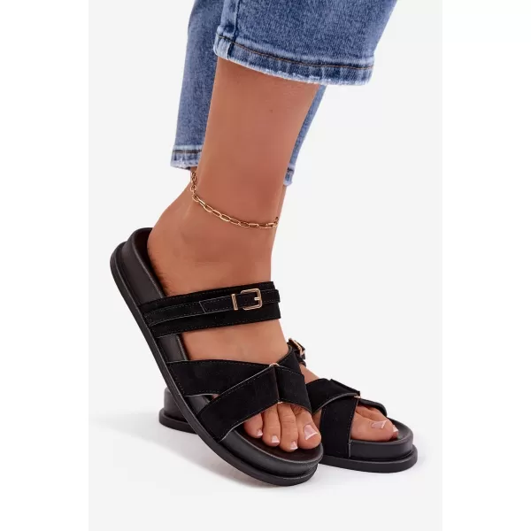  Papuci de damă BOTO SELORINA 41592 NEGRU 