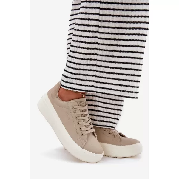  Adidasi de dama BIG STAR RR274465 BEI Pantofi Big Star 