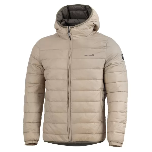  Haina PENTAGON AURORA 2.0 PUFFER HOODED JACKET K08048-2.0 KAKI 