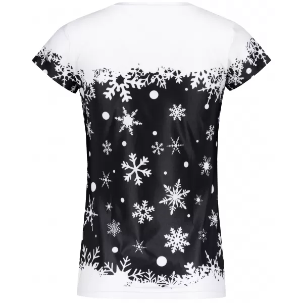  Tricou de Crăciun premium pentru femei ALTISPORT VOJ/ALWVN3TR06 ALB 