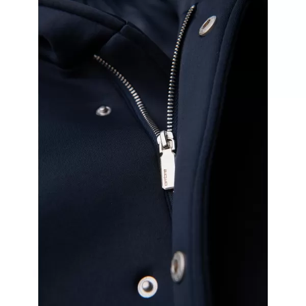  Palton pentru bărbați OMBRE OM-COLC-0144 ALBASTRU MARIN 