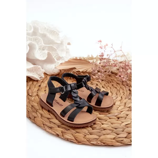  Sandale pentru copii BOTO SARNIEMA 32346 NEGRU 