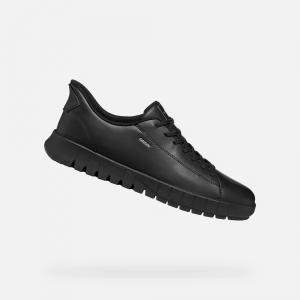  Adidași pentru bărbați GEOX FLEXTRIDE PLUS G014652 NEGRU 