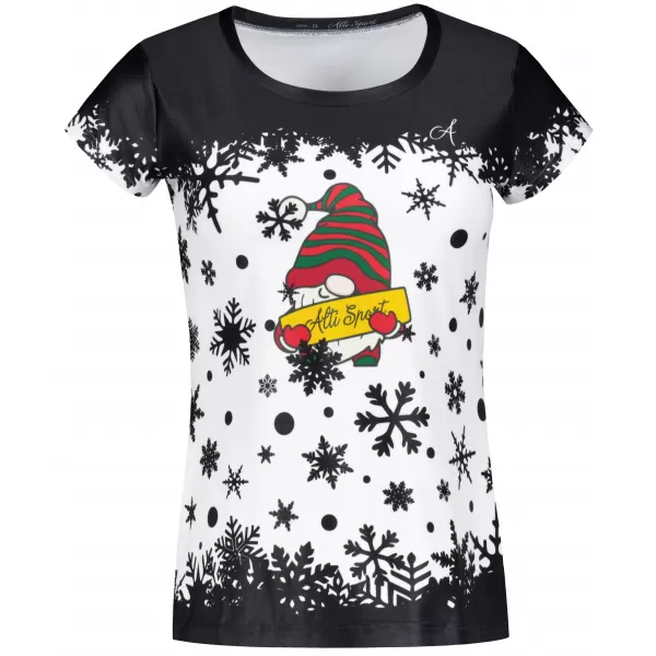  Tricou de Crăciun premium pentru femei ALTISPORT VOJ/ALWVN2TR06 ELF 