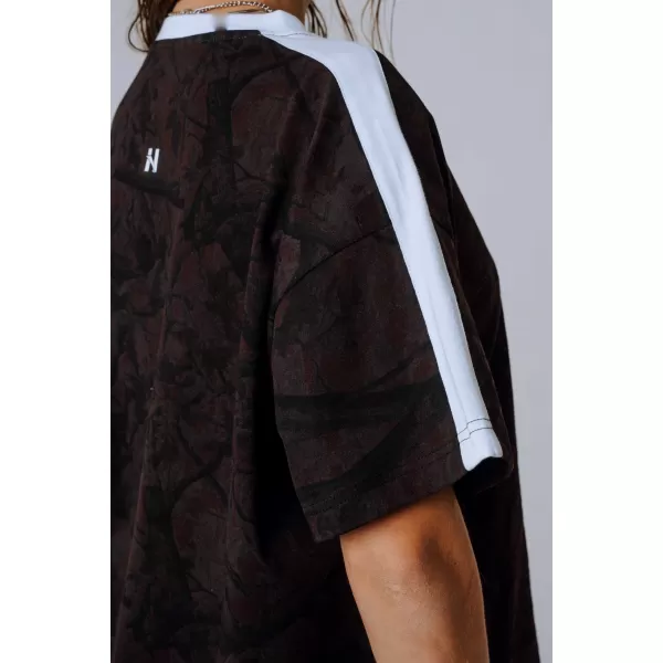  Tricou relaxat POWER 894 DARK BROWN CAMO Nebbia 