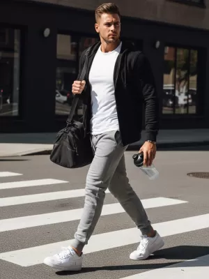 Pantaloni pentru bărbați DSTREET UX3890 GRI DESCHIS