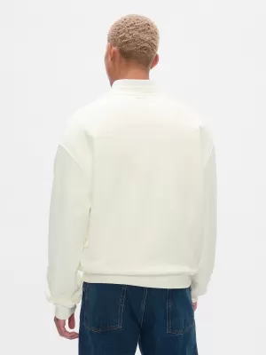 Hanorac pentru bărbați GAP LOGO CREW SWEATSHIRT 616625-01 NOU ALB