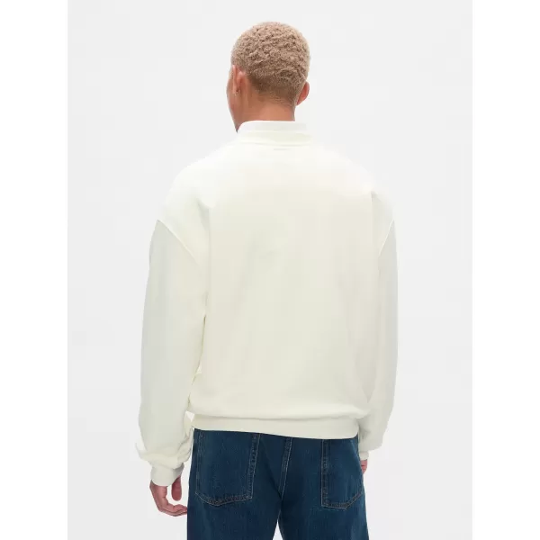 Hanorac pentru bărbați GAP LOGO CREW SWEATSHIRT 616625-01 NOU ALB 