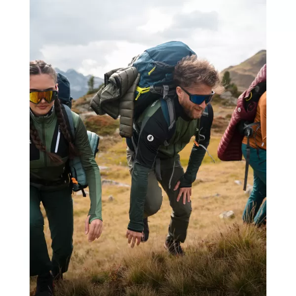  Hanorac powerfleece pentru bărbați NORDBLANC GROAN NBWFM8282 VERDE ÎNCHIS 