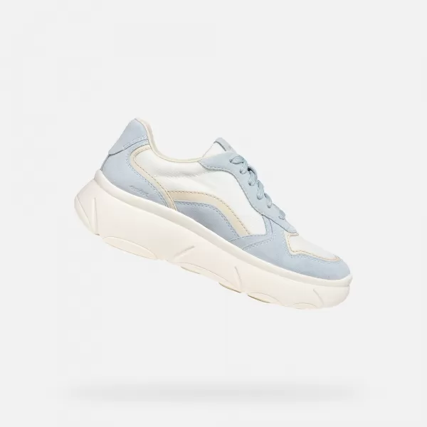  Adidași de damă GEOX NEBULA 2.0 X G013098 ALBASTRU DESCHIS 