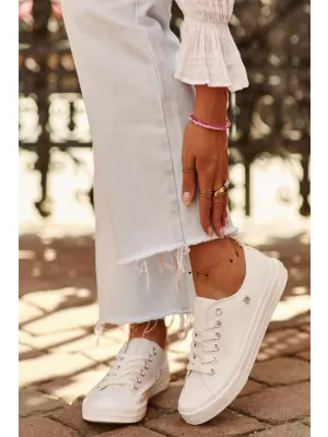 Adidași de damă BIG STAR NN274285 WHITE Pantofi Big Star