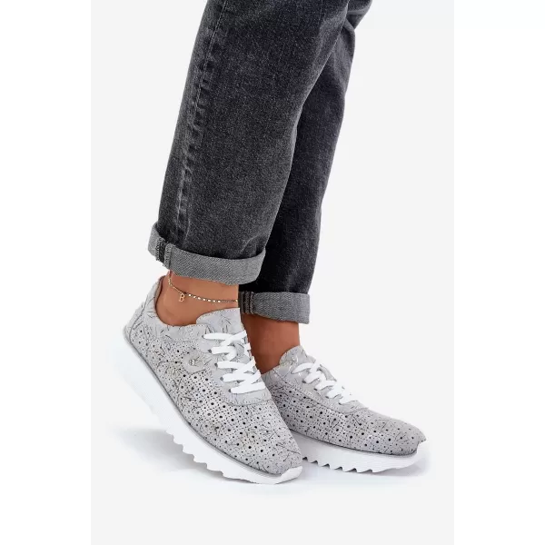  Pantofi de dama D&A LR51-635 ARGINT 