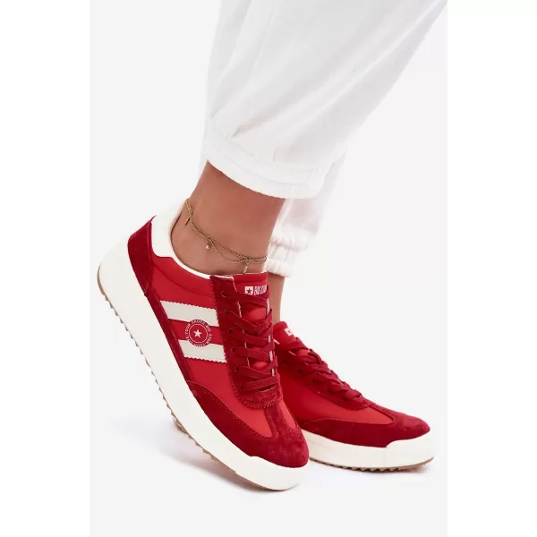  Adidasi de dama BIG STAR TT274158 RED Pantofi Big Star 