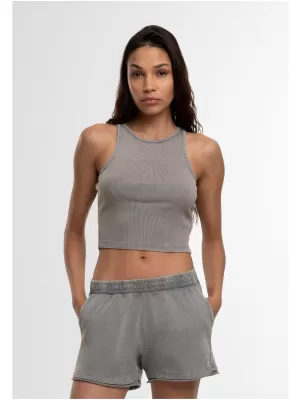 Tricou de damă URBAN CLASSICS TB7482 GRI OȚEL