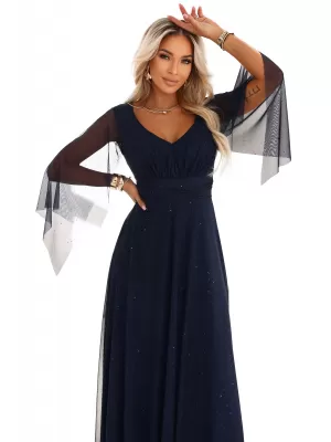 Rochie NUMOCO 655-3 ALBASTRU ÎNCHIS