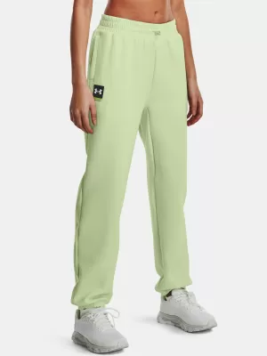 Pantaloni sport de damă UNDER ARMOUR SUMMIT KNIT PANT VERDE