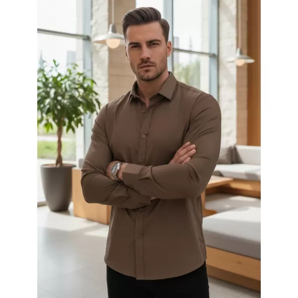  Cămașă pentru bărbați DSTREET DX2680 MARO 
