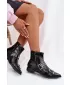 Pantofi de dama cu toc BOTO HAMIRA 42065 NEGRU
