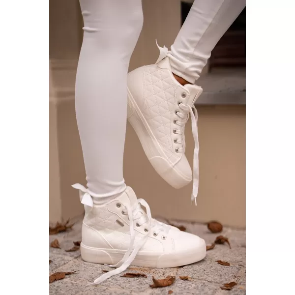  Adidasi de dama BIG STAR OO274A479 WHITE Pantofi Big Star 