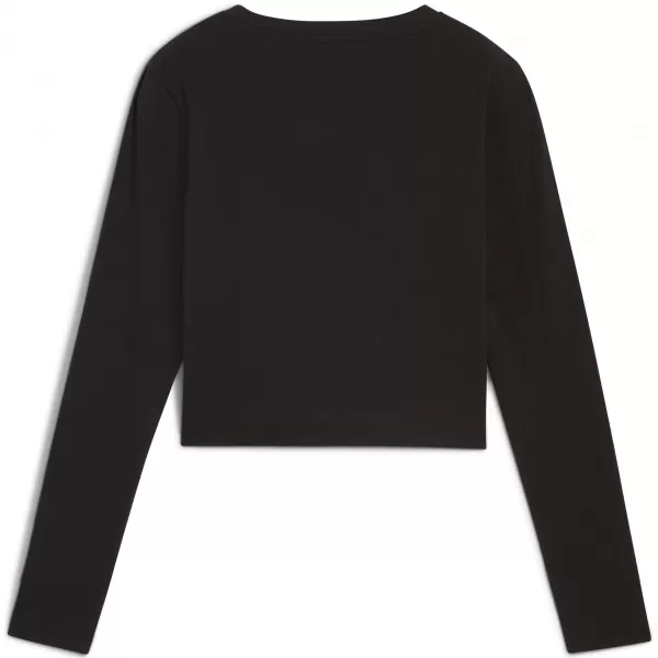  Tricou pentru femei PUMA WARDROBE ESS BABY TEE 629761-01 PUMA NEGRU 