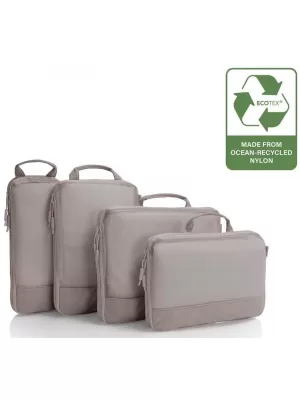 Valiză HEYS Ecotex Compression Packing Cube 4 Pc Set ATMOSFERĂ