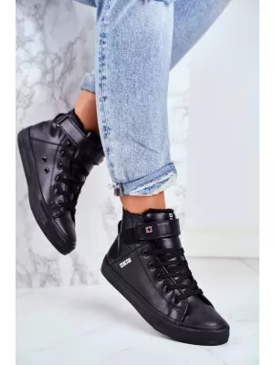 Adidași de damă BIG STAR V274542FW BLACK Pantofi Big Star
