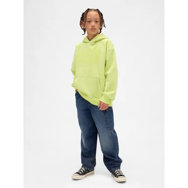  Hanorac pentru copii GAP RELAXED HOODIE PULLOVER 846224-02 LĂMÂIE 