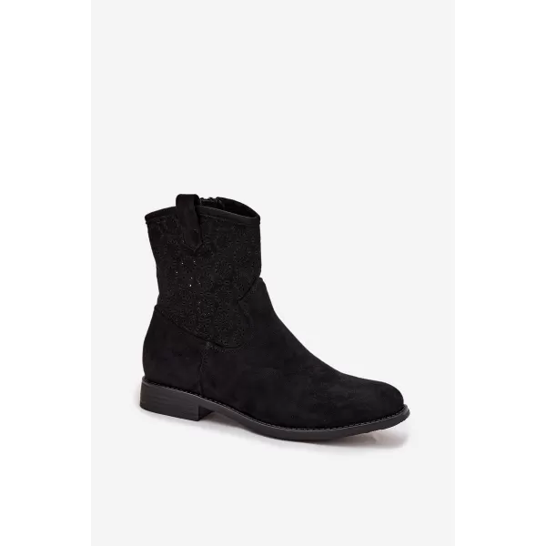 Pantofi de dama S.BARSKI HY52-530 NEGRU 