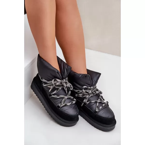 Oameni de zăpadă pentru femei D.FRANKLIN DFSH375003 NEGRU 