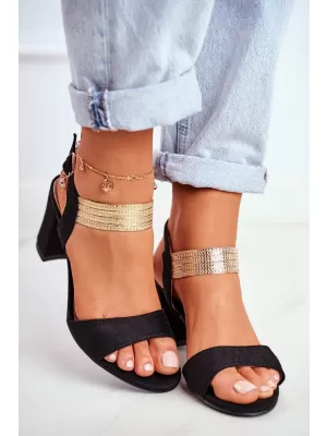 Sandale de dama S.BARSKI ENJOY NEGRU