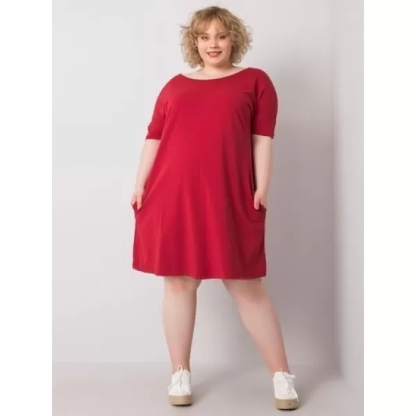 Rochie BASIC FEEL GOOD RV-SK-6639.02X BURGUNDIA 