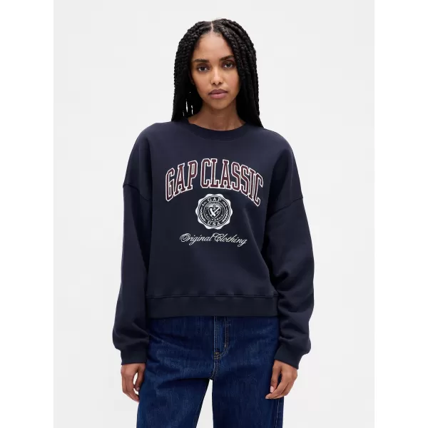  Hanorac de dama GAP LOGO SWEATSHIRT 799272-01 UNIFORMA MARINEI 