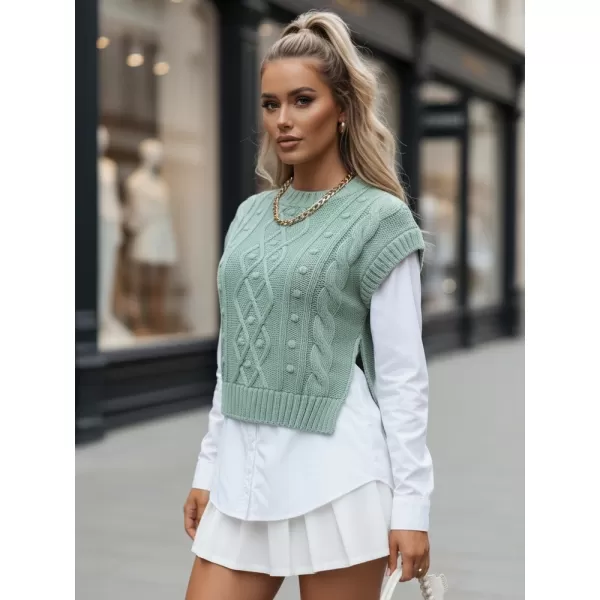  Pulover de dama DSTREET MY2218 VERDE DESCHIS 