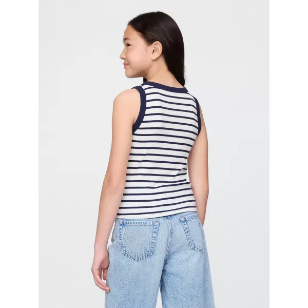  Maiou pentru copii GAP LOGO TANK 771346-00 DUNGĂ ALBĂ BLEUMARIN 