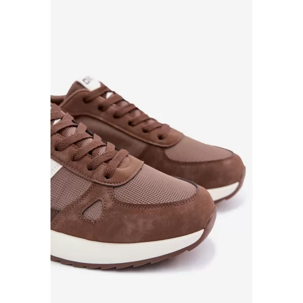  Adidași bărbați BIG STAR TT174353 MARO/BEJ Pantofi Big Star 