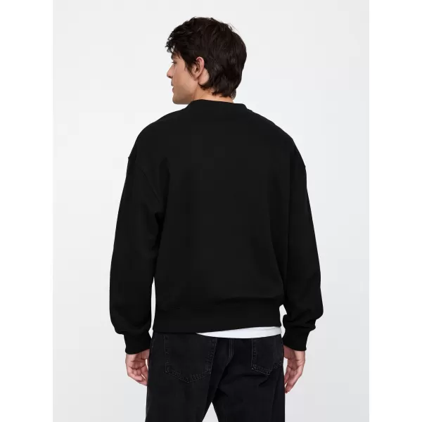  Hanorac pentru bărbați GAP CORP LOGO SWEATSHIRT 648026-10 NEGRU ADEVĂRAT 