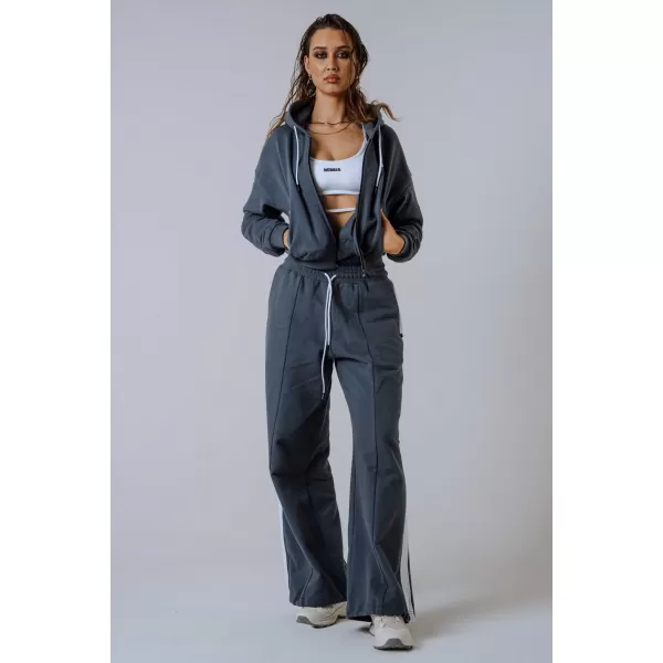  Hanorac cu fermoar POWER 895 GREY Nebbia 