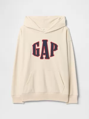 Hanorac pentru copii GAP LOGO PULLOVER HOODIE 745817-02 CHINEZ